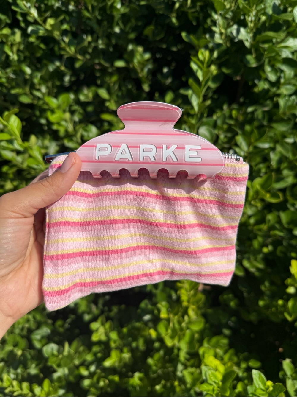 PARKE Claw Clip It's A Girl Stripe *sold out*